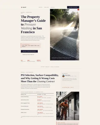 Insured Power Cleaning | Free Website Template | Rocket