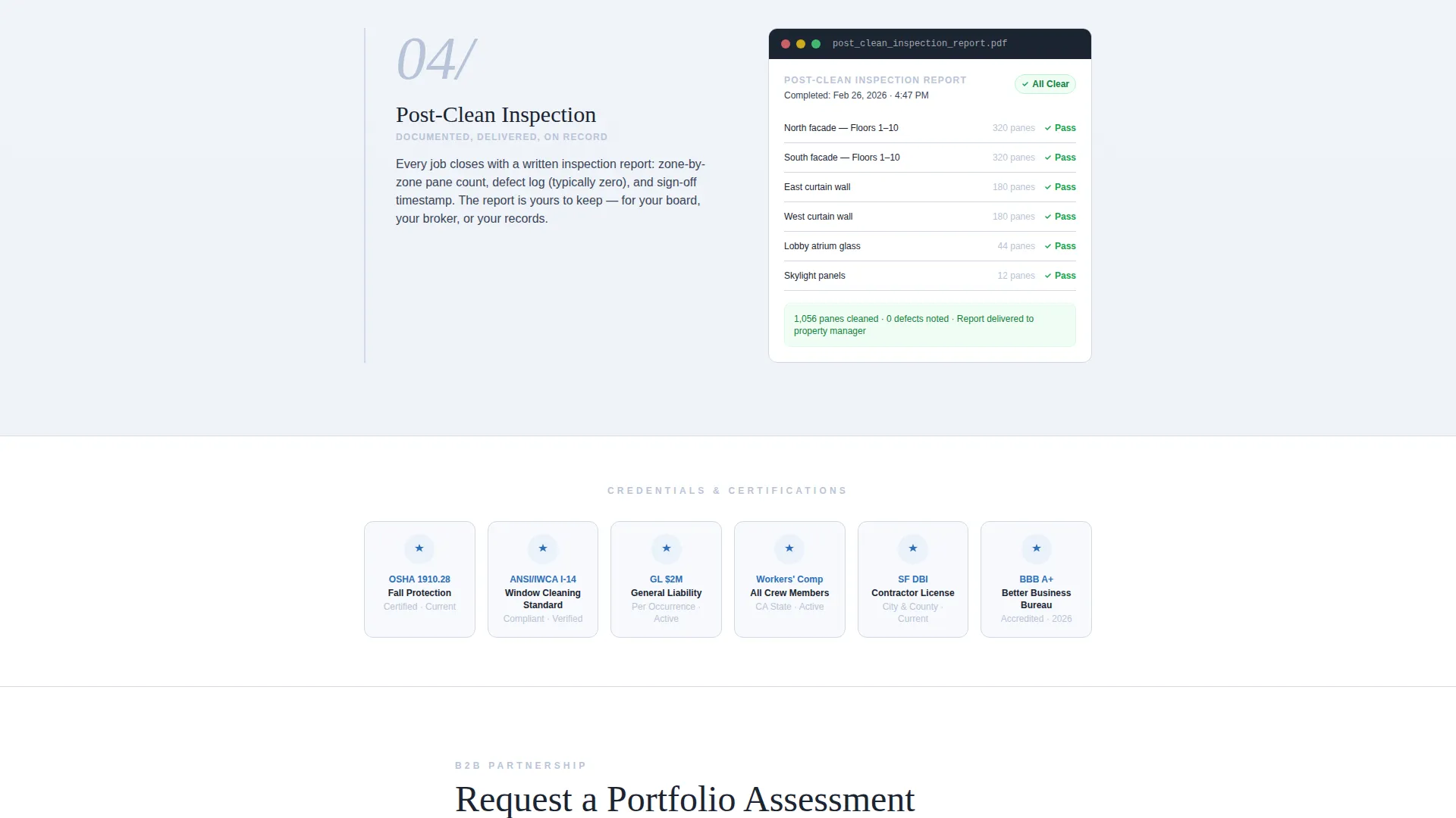 Authoritative Windowcleaning | Free Website Template | Rocket