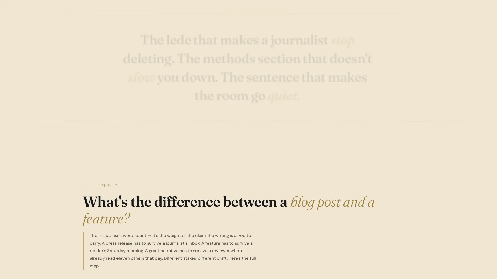 Science Writer Landing Page Template for Bookings