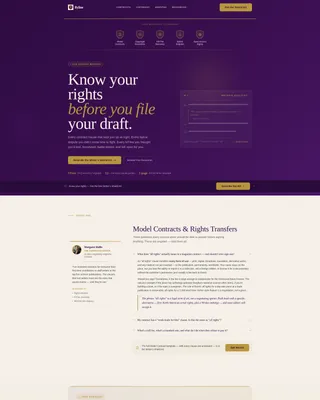 Science Writer Contracts & Copyright Landing Page