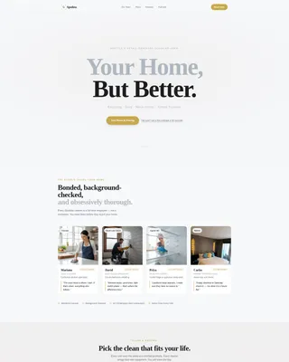 Expert Housekeeping | Free Website Template | Rocket