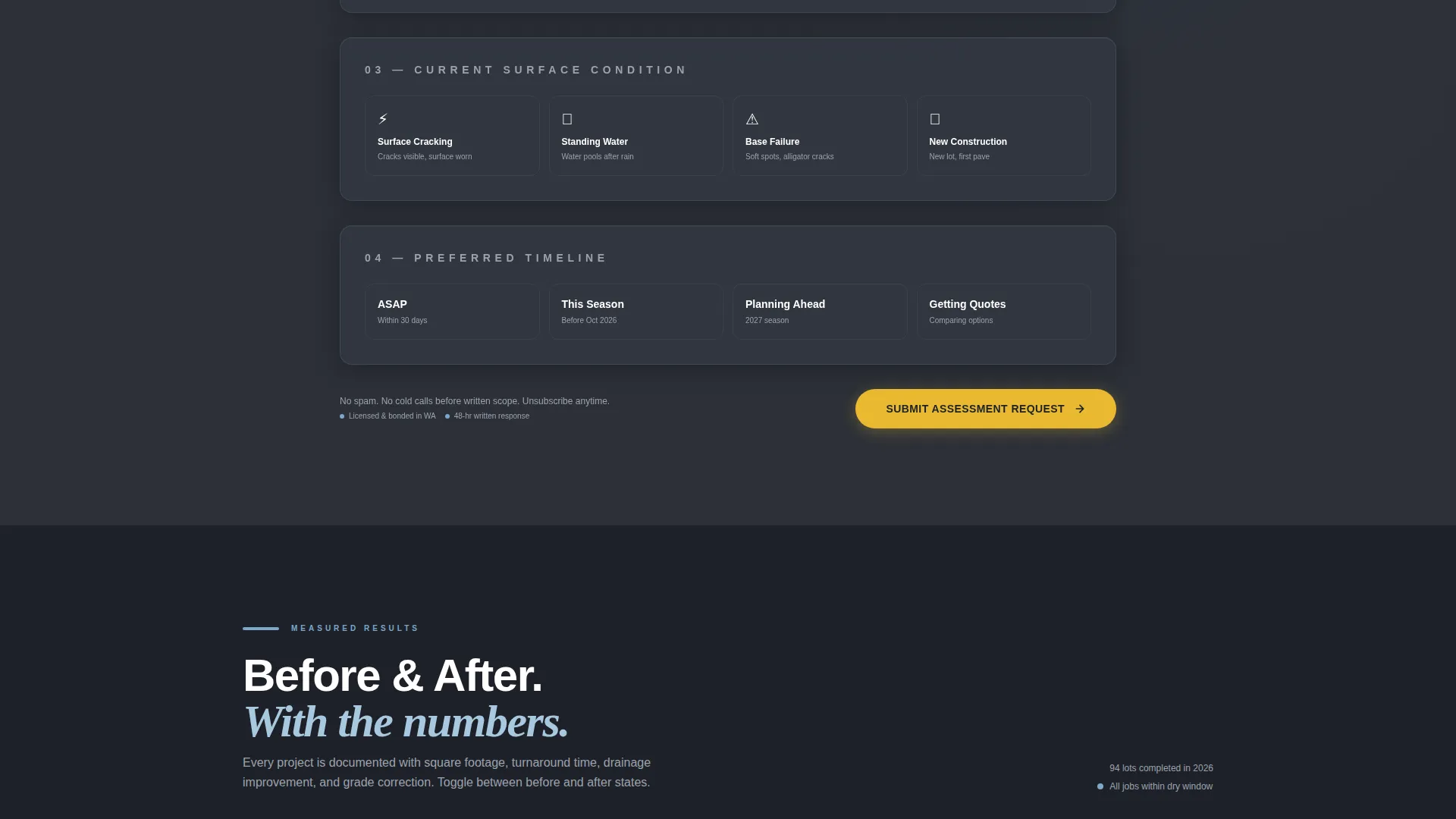 Highimpact Asphalt | Free Website Template | Rocket
