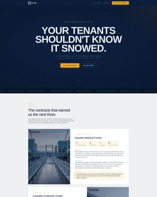 Professional Snow Removal | Free Website Template | Rocket