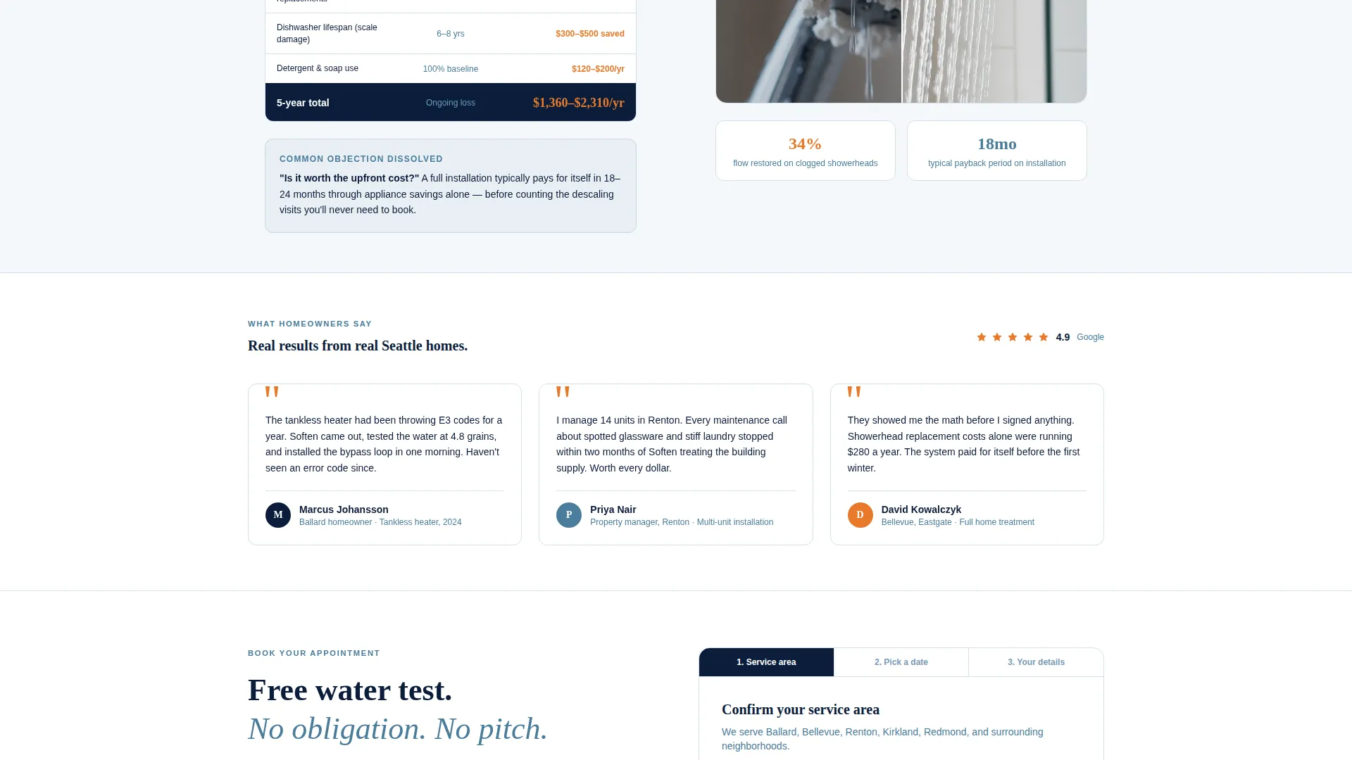 Authorized Water Softener | Free Website Template | Rocket