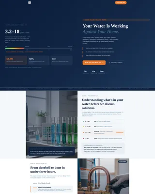 Authorized Water Softener | Free Website Template | Rocket
