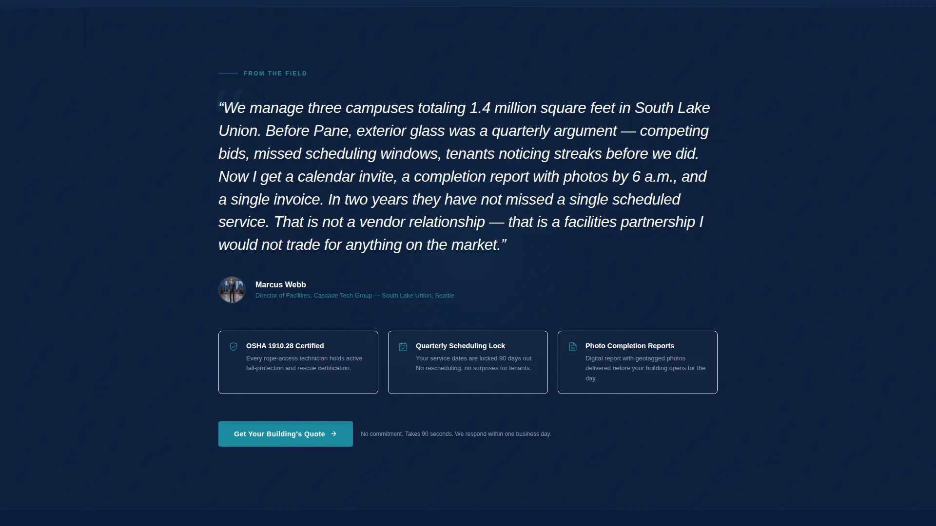 Executive Commercial | Free Website Template | Rocket