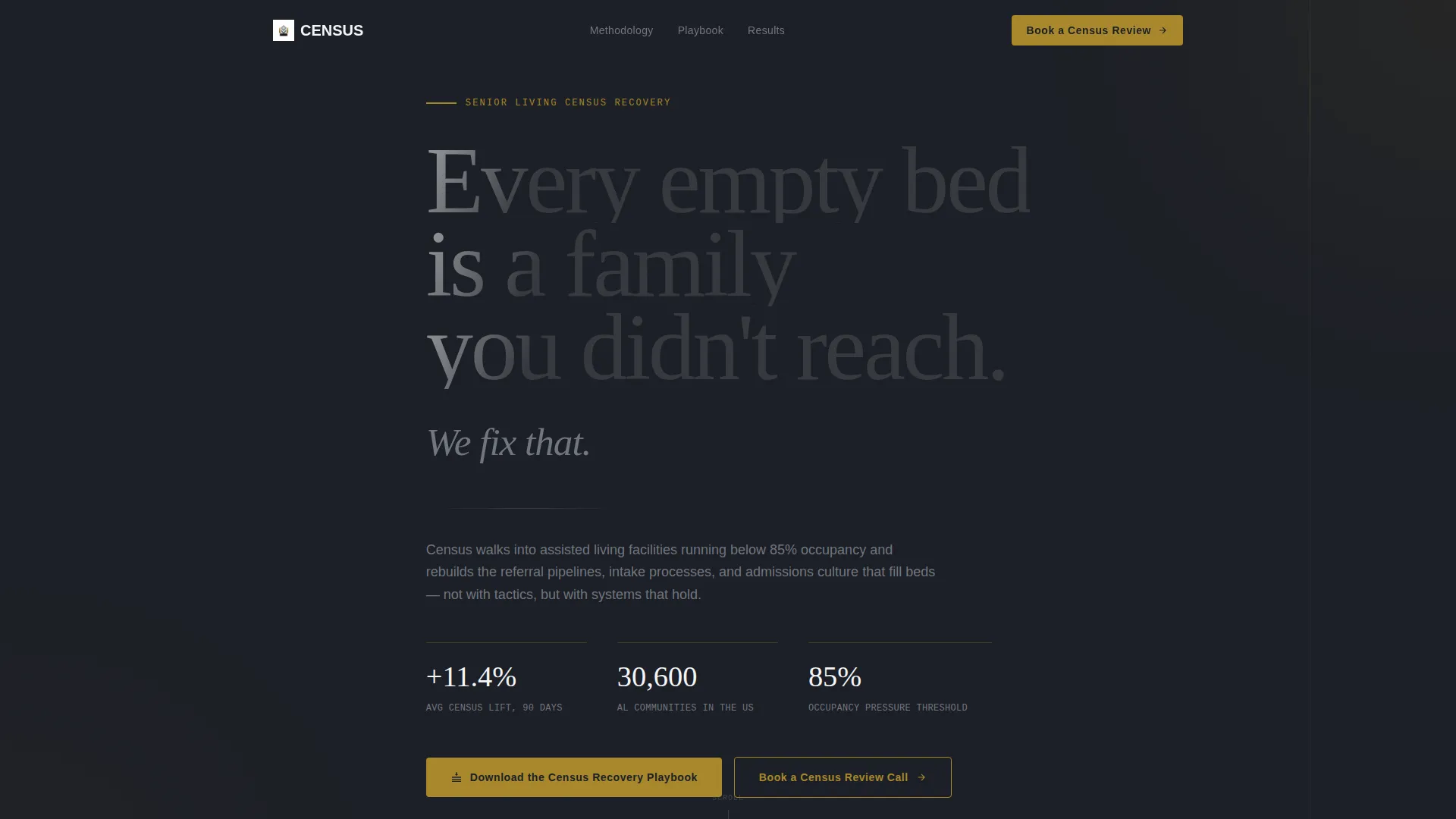 Senior Care Consulting Landing Page Template