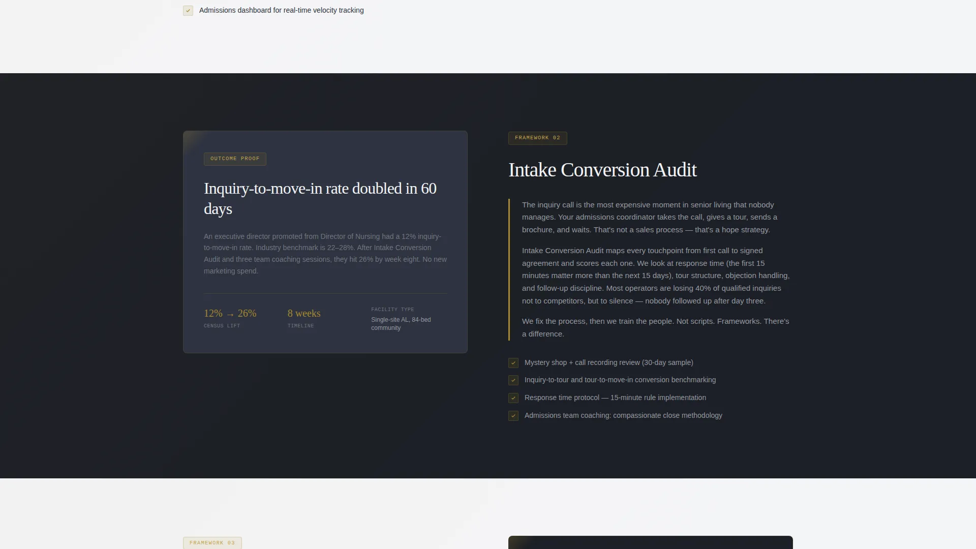 Senior Care Consulting Landing Page Template