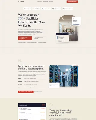Senior Care Technology Consulting Landing Page