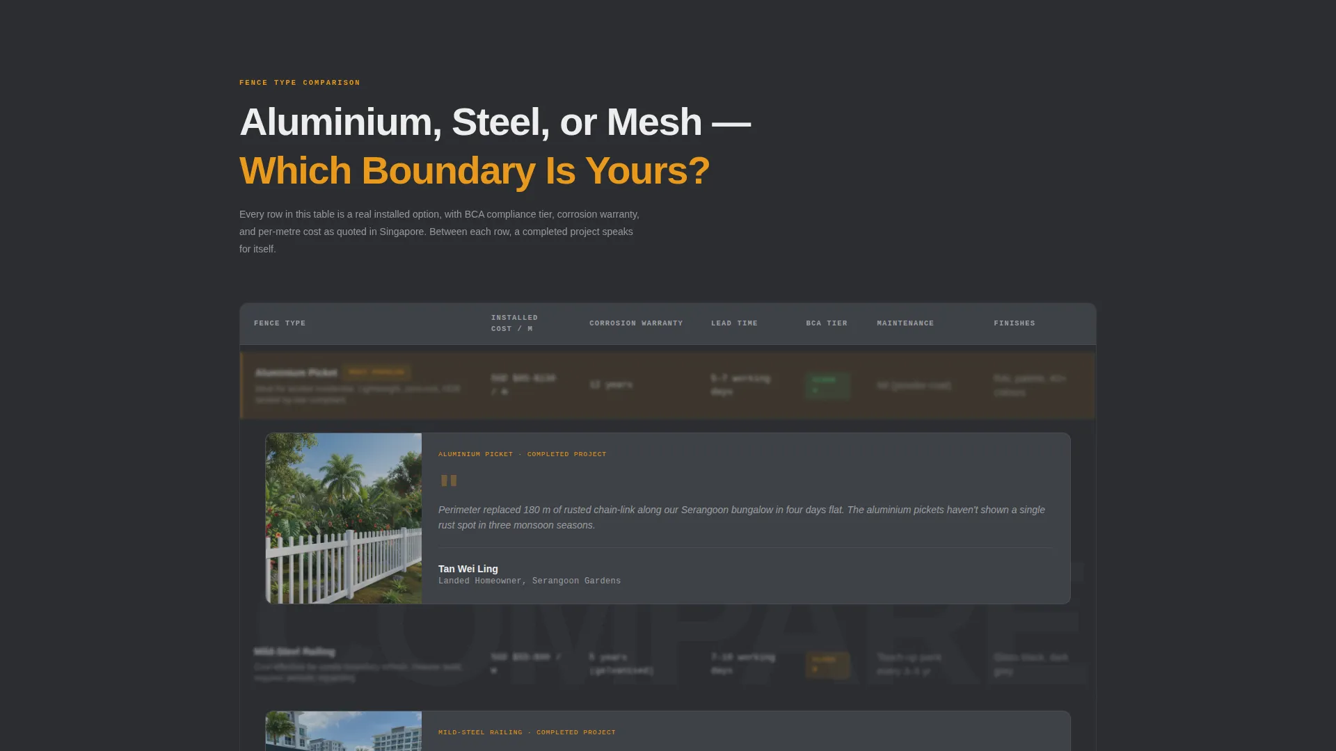 Singapore Local FAQ Website Template