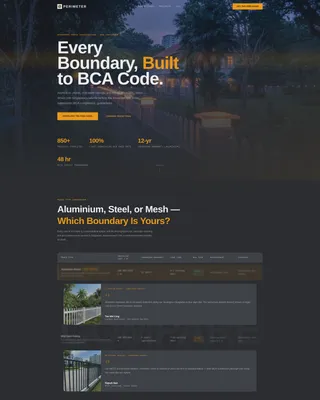 Singapore Local FAQ Website Template