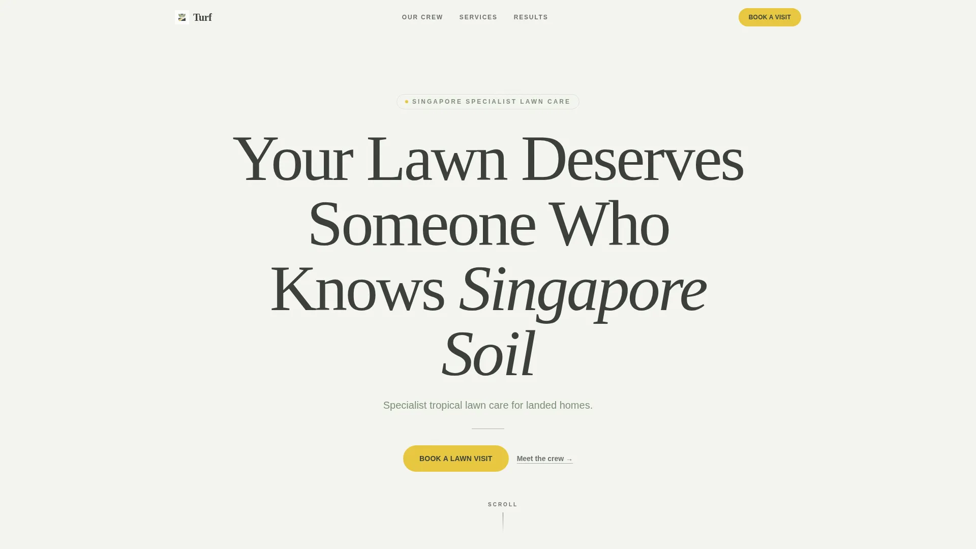 Singapore Local Booking Website Template