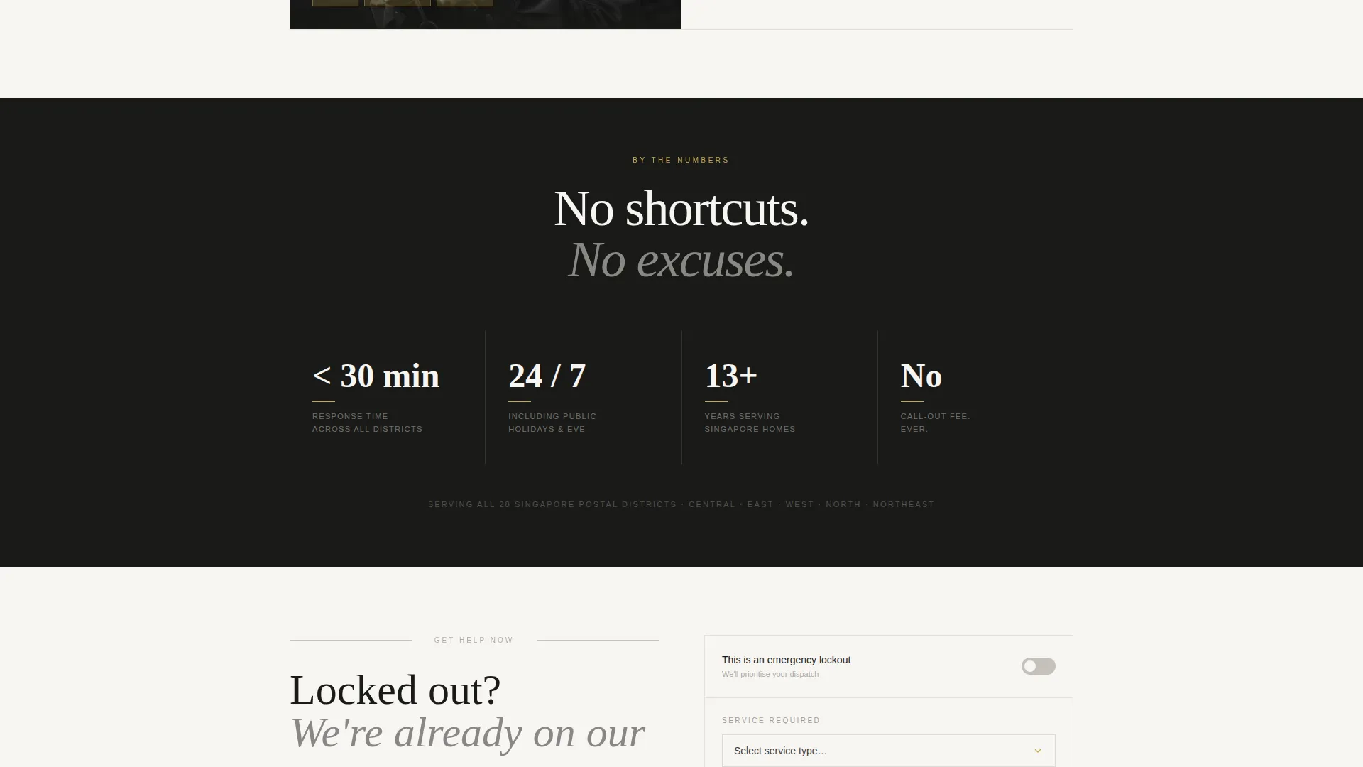 Reliable Security Professional Landing Page Template