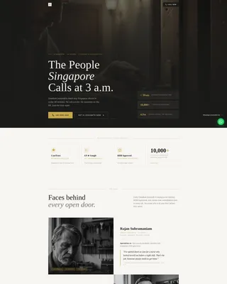Reliable Security Professional Landing Page Template