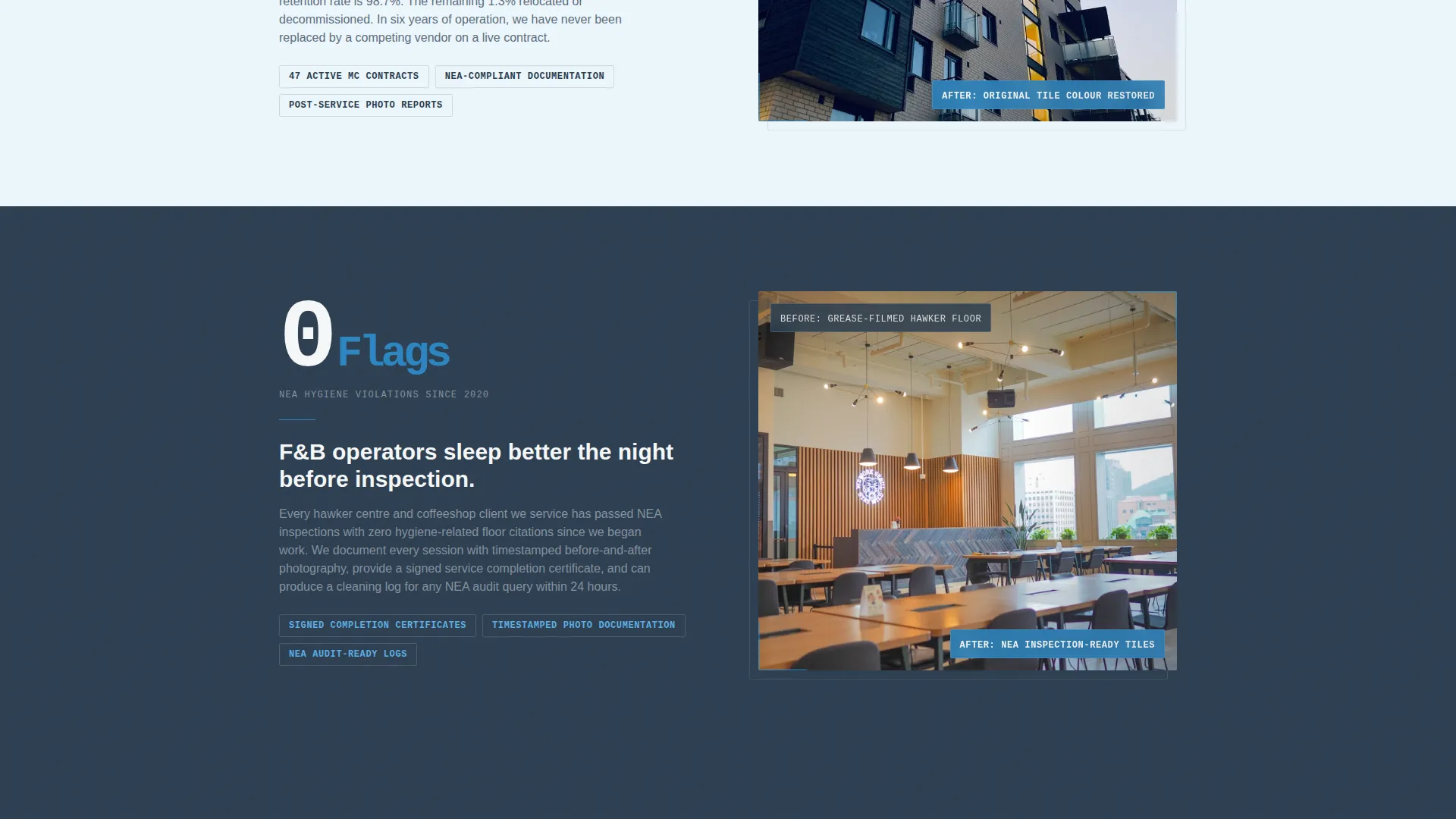 Singapore Local Specialist Booking Website Template