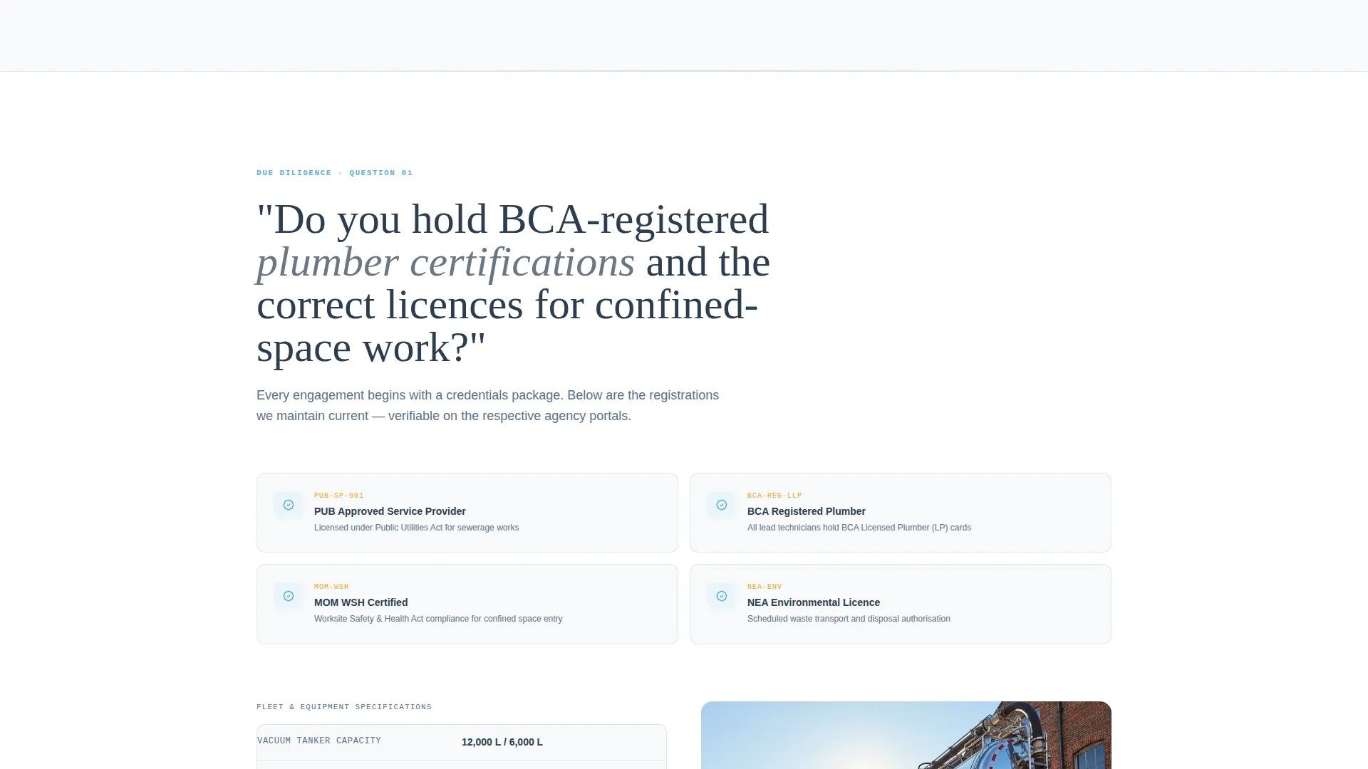 Singapore Local FAQ Website Template