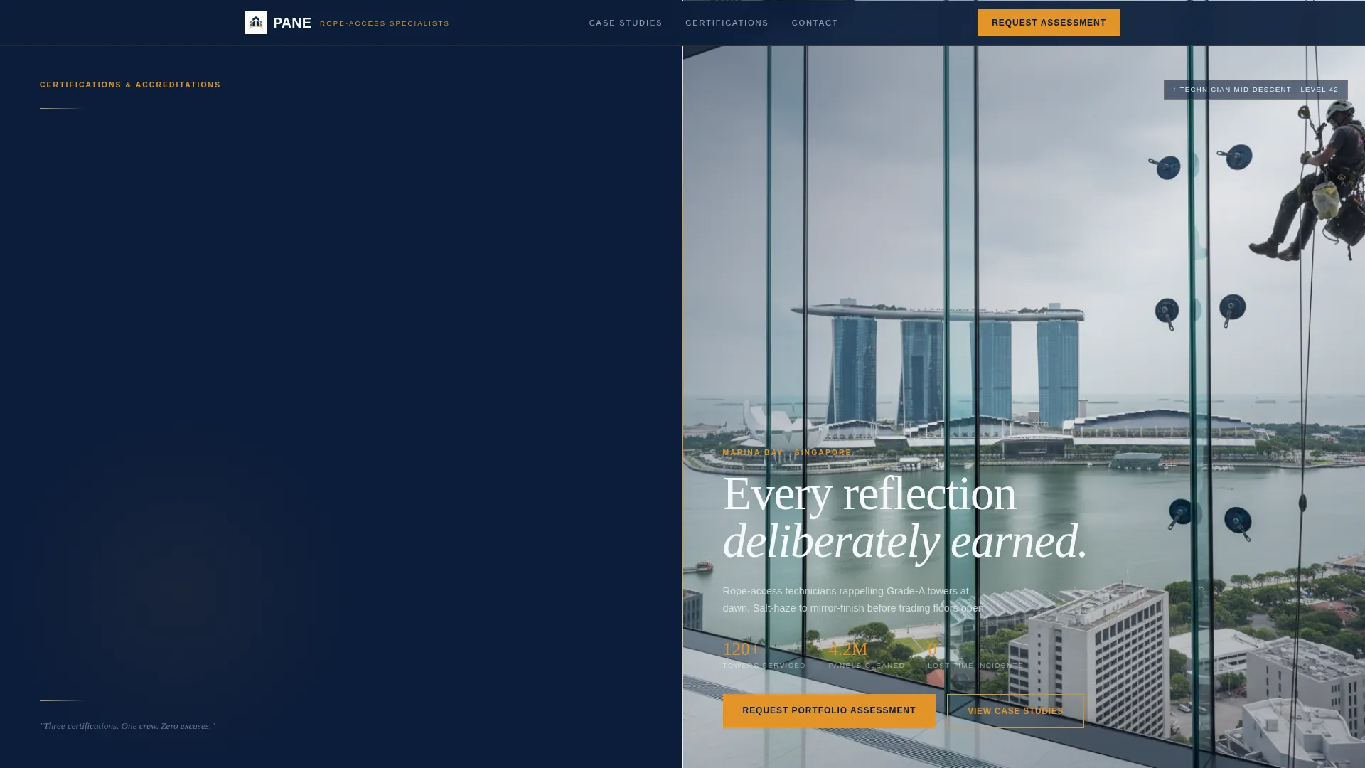 Singapore Local Portfolio Website Template