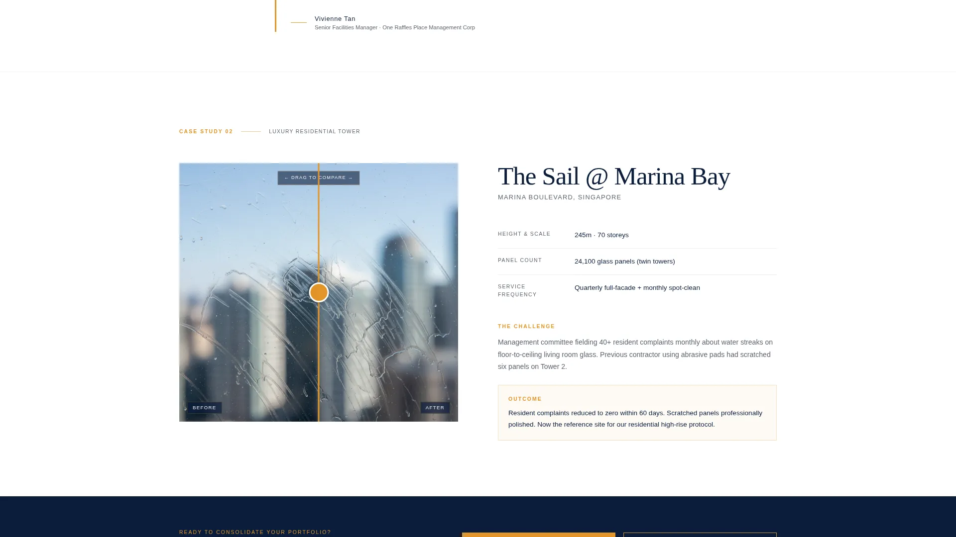 Singapore Local Portfolio Website Template