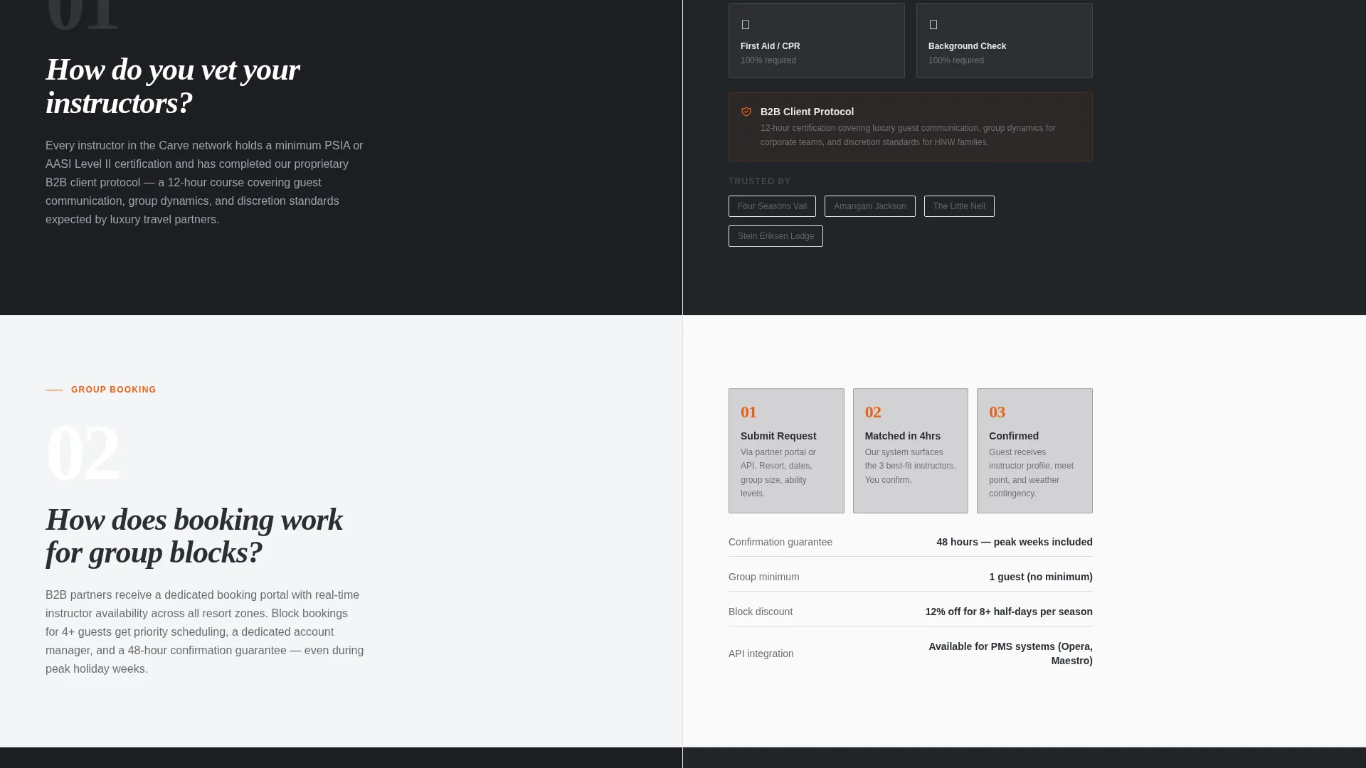 Elite Ski Instructor Service Landing Page Template