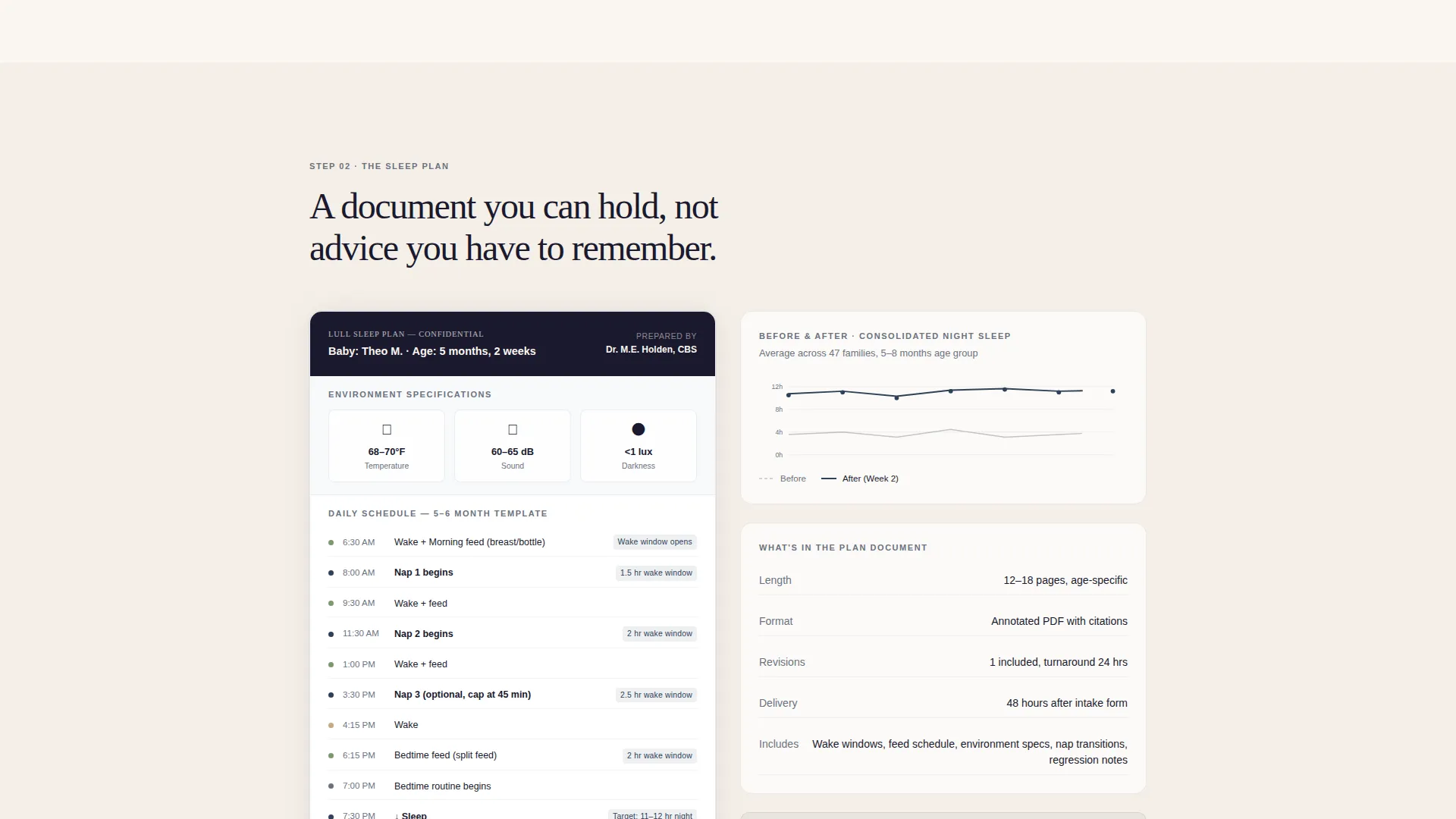 Sleep Consultant (Baby) Booking Website Template