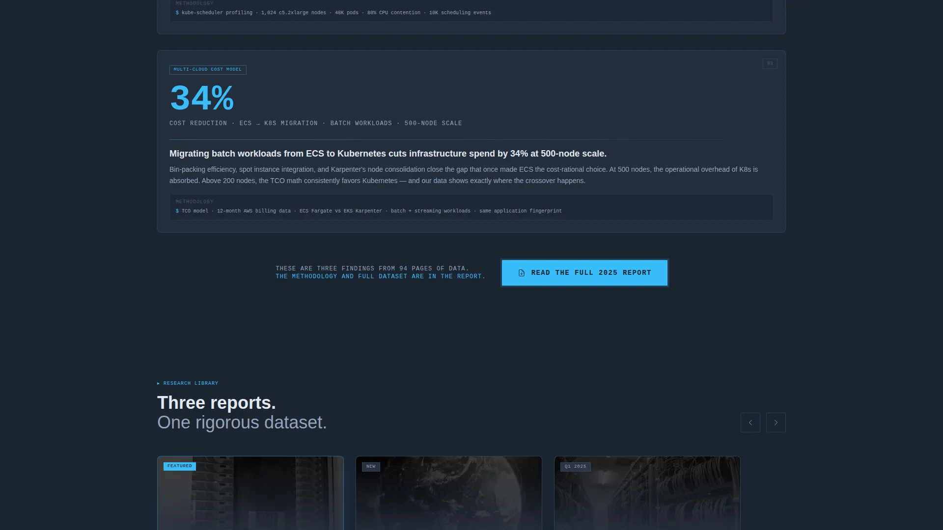 Containerization Research Lab Landing Page Template