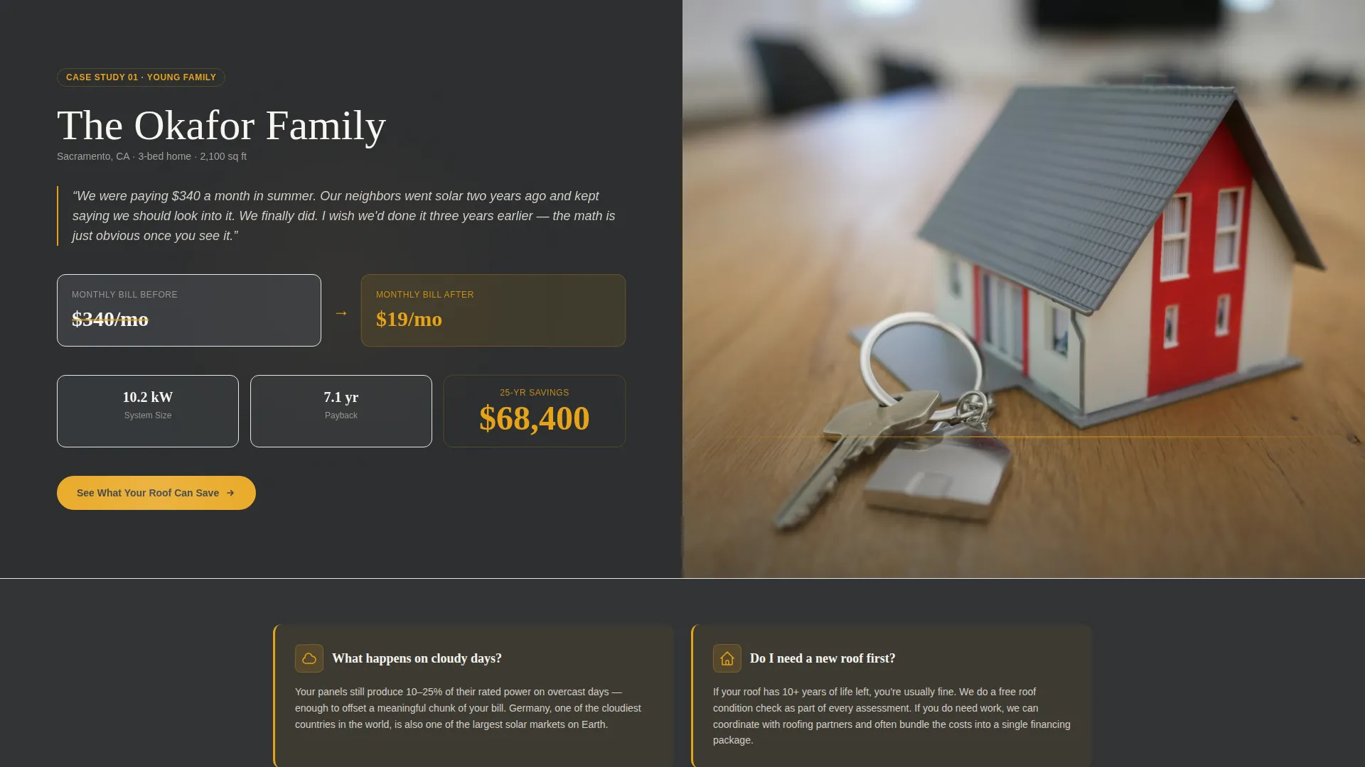 Solar Installer Landing Page Template