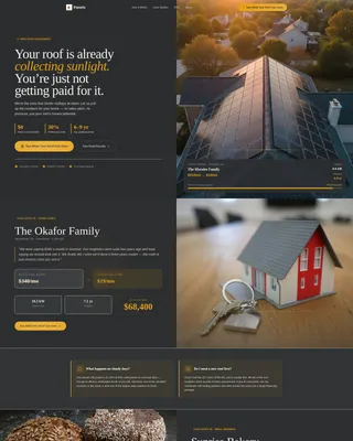Solar Installer Landing Page Template