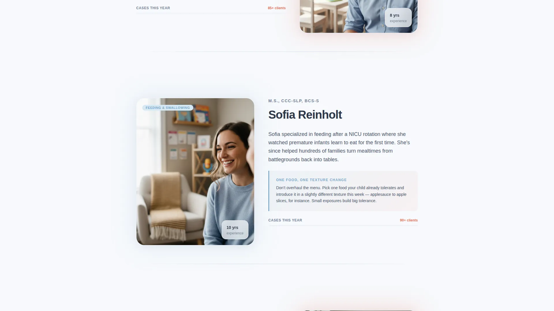 Speech Therapy Landing Page Template