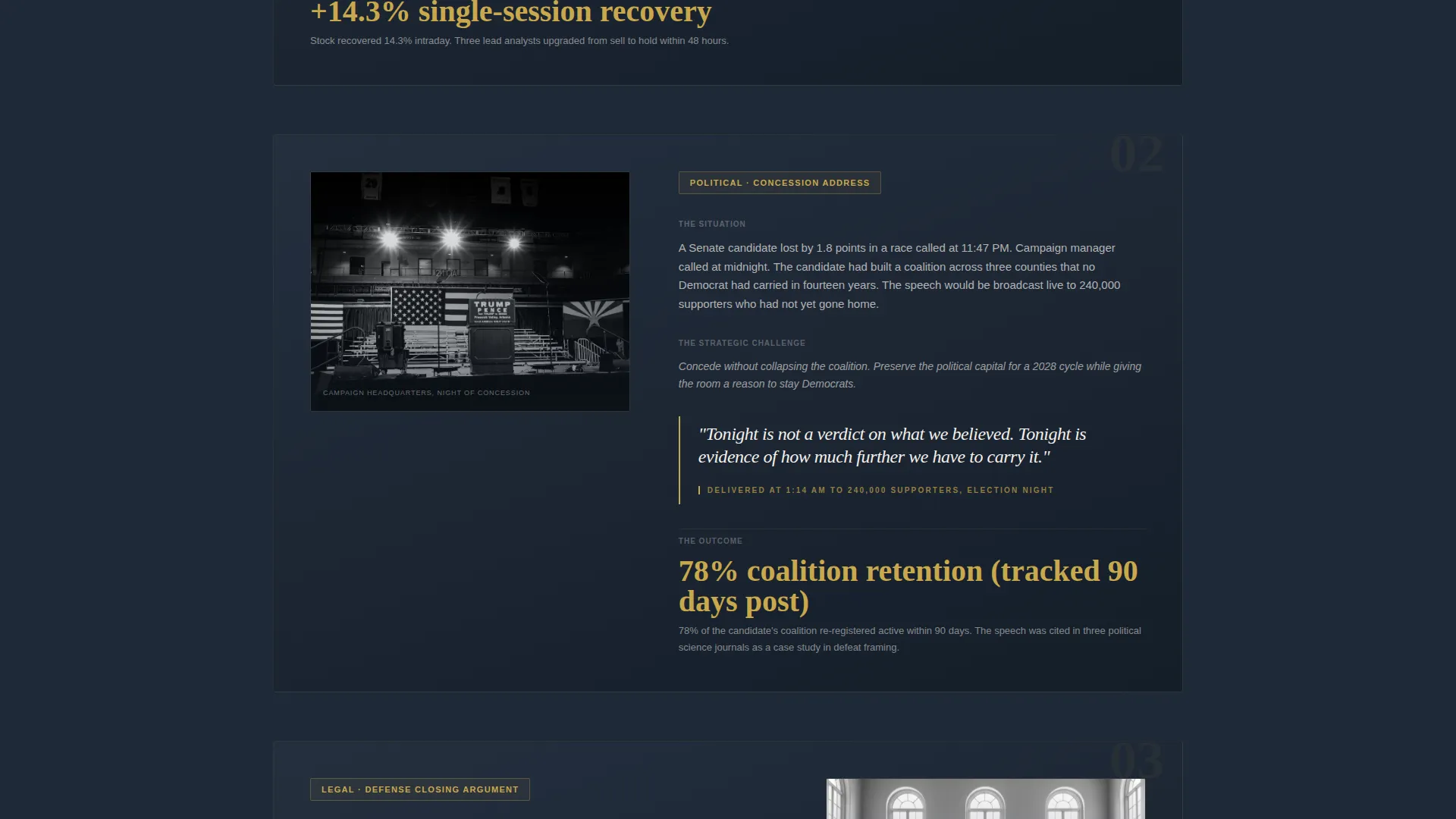 Speechwriter Blog & Content Website Template