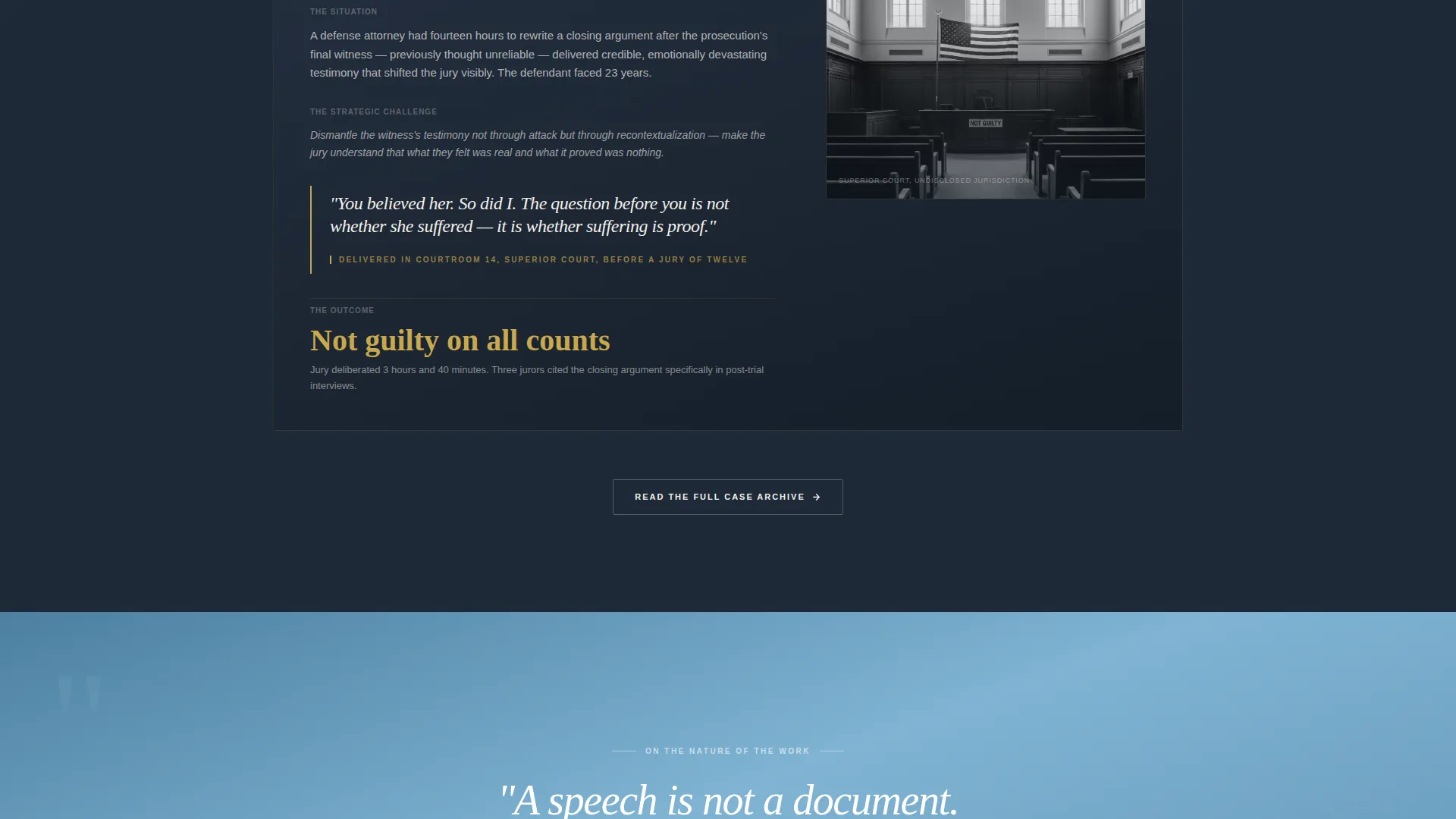 Speechwriter Blog & Content Website Template