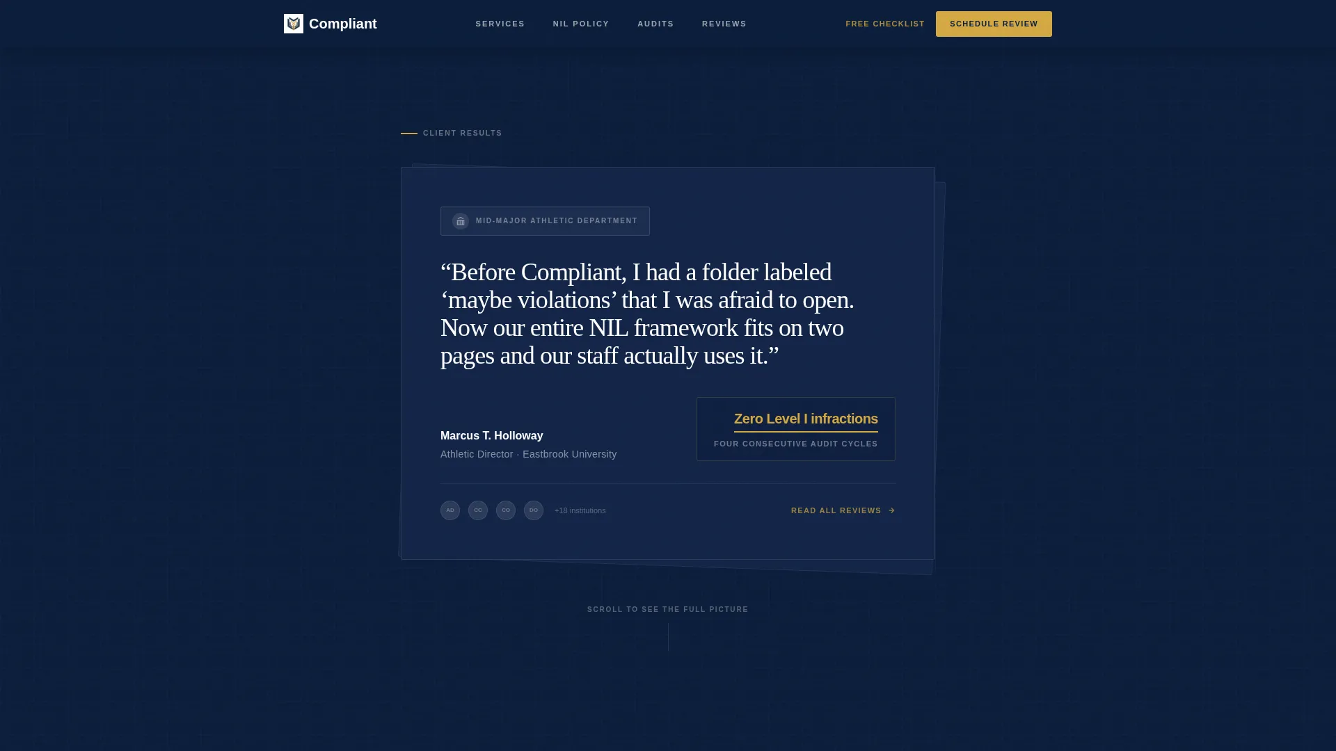 Sports Consulting Booking Website Template
