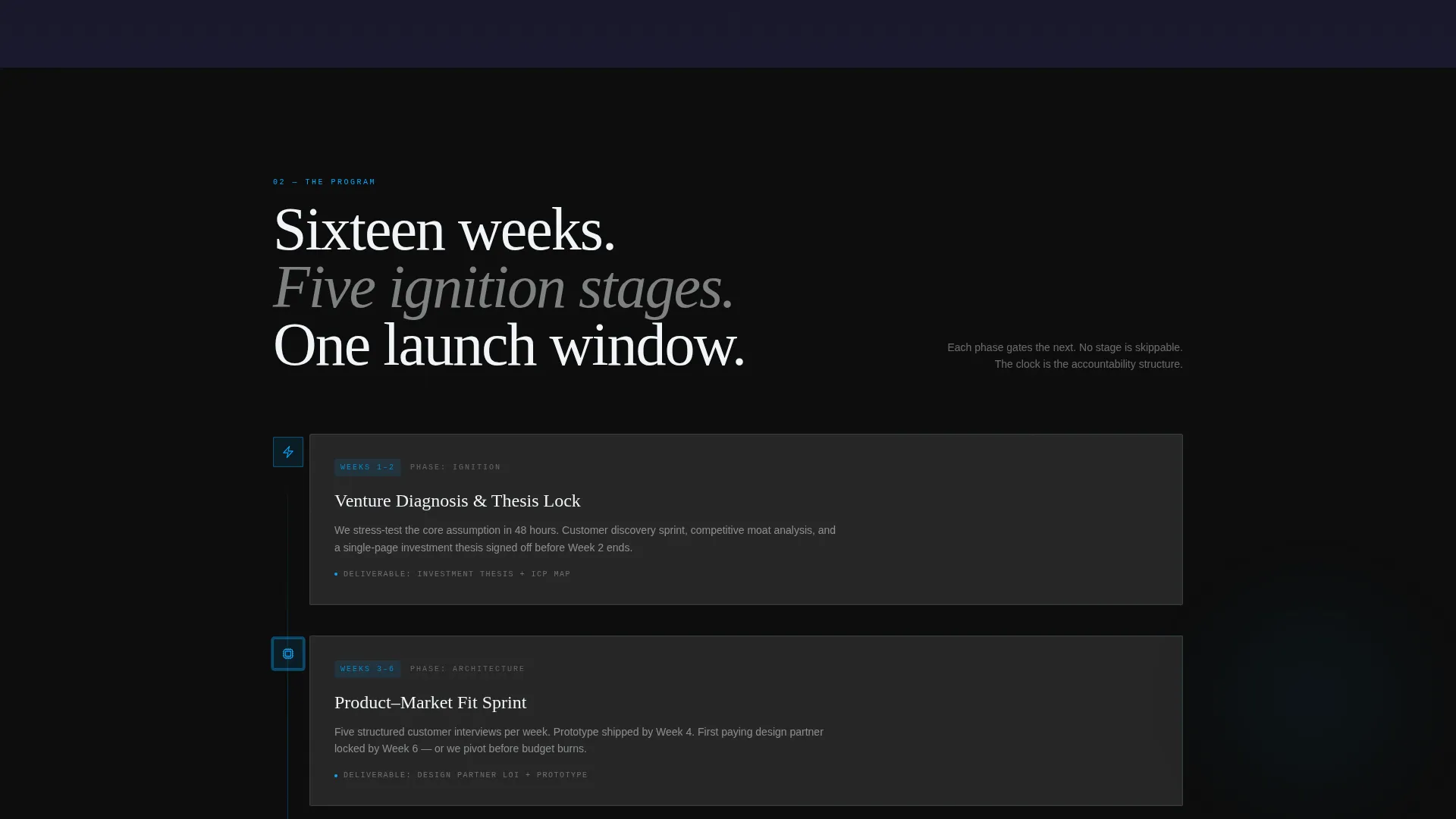 Corporate Startup Accelerator Application Conversion Website Template