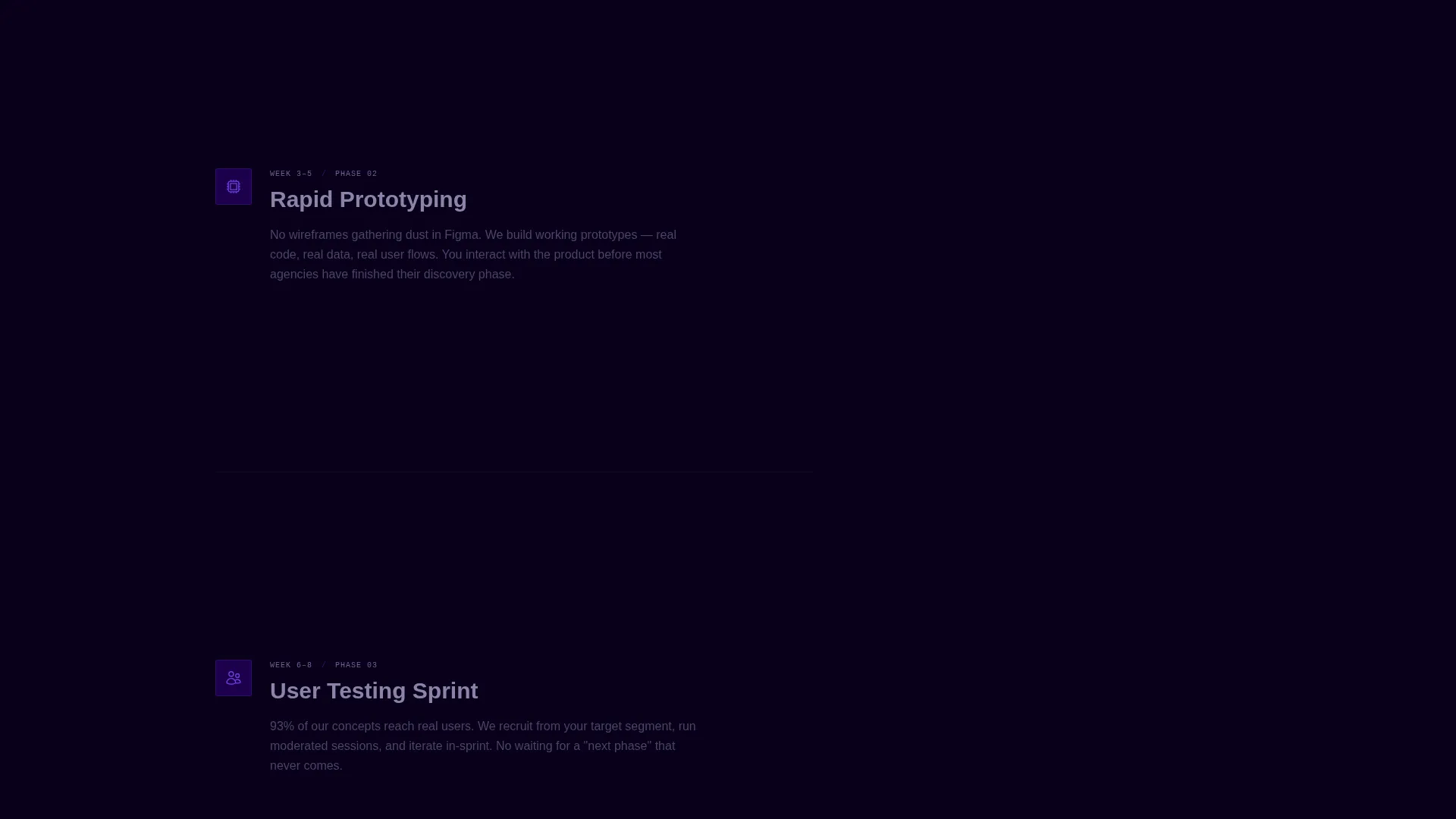 Corporate Innovation Lab Bento Grid Landing Page
