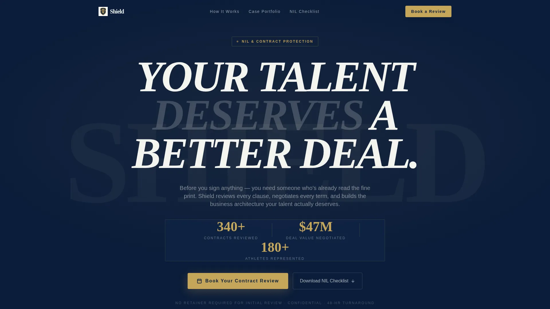 Sports Consulting Landing Page Template