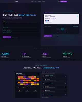 Coworking Digital Presence Appointment Booking Website Template