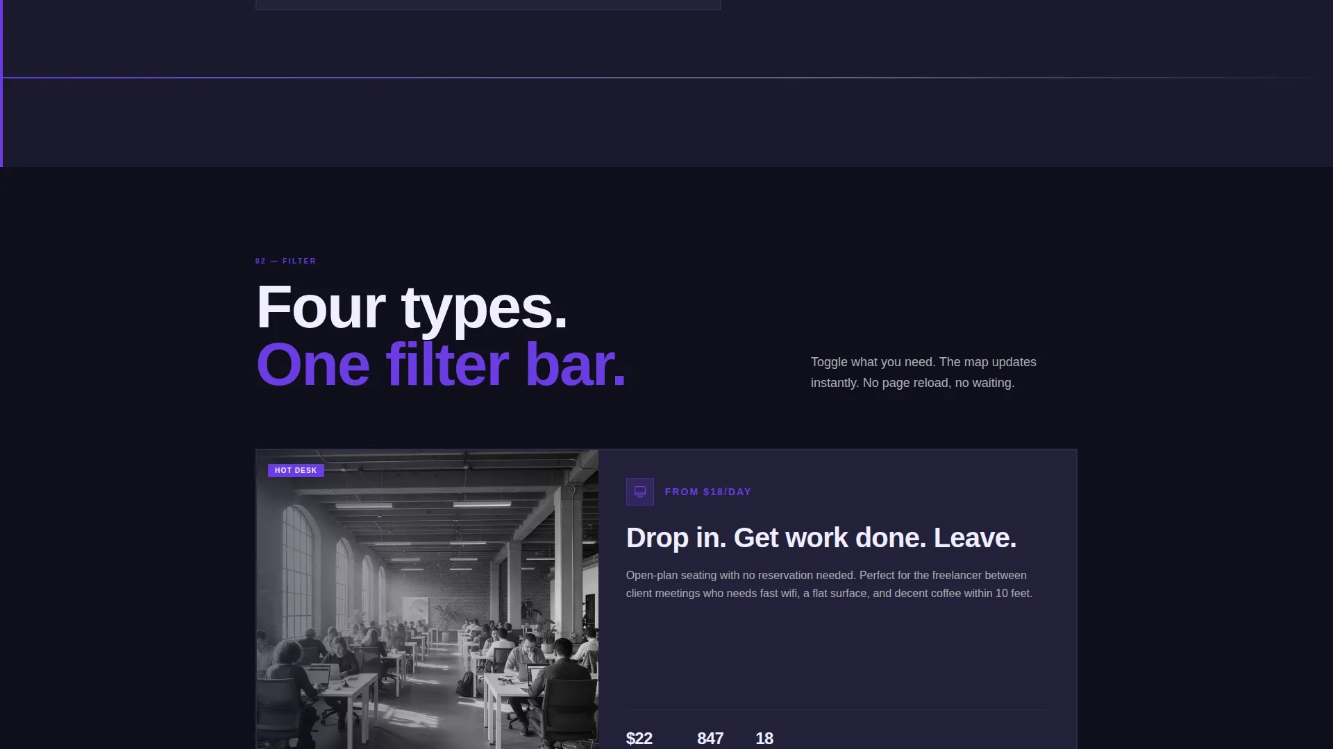 Coworking Digital Presence Provider Directory Website Template
