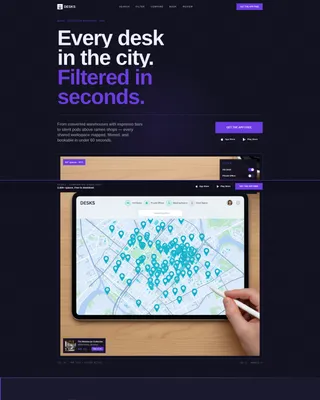 Coworking Digital Presence Provider Directory Website Template