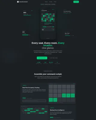 Advanced Coworking Digital Presence Appointment Booking Website Template
