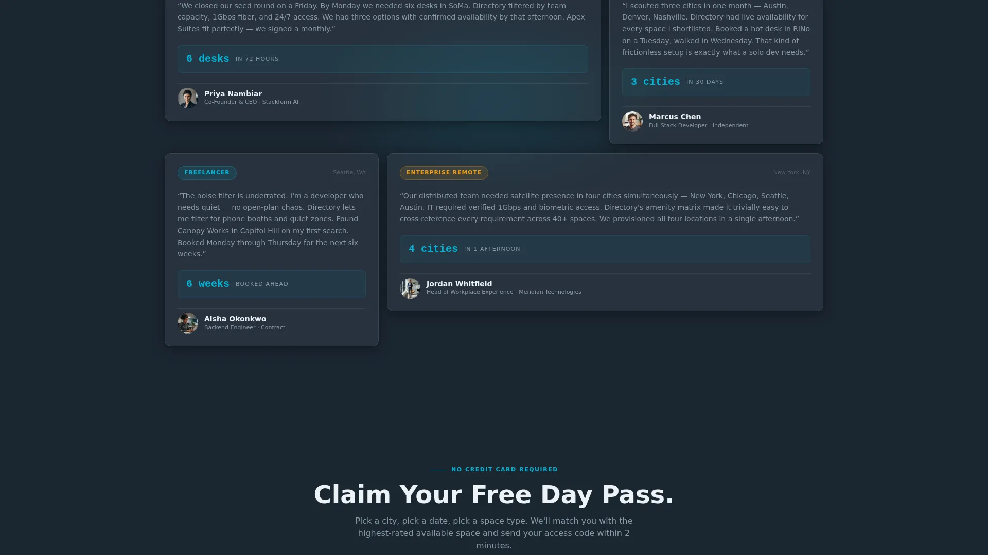 Specialist Directory & Marketplace Platforms Reviews & Social Proof Website Template