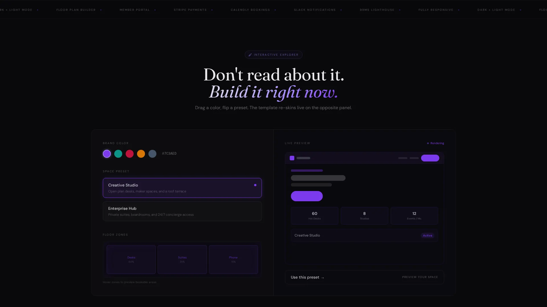 Specialist Coworking Digital Presence Professional Website Template