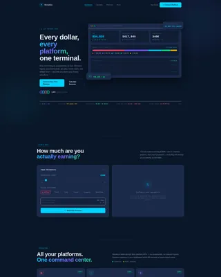 Creator Economy Landing Page Template