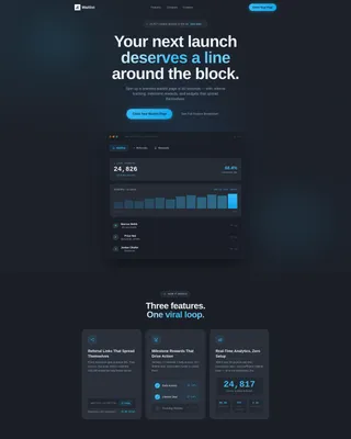 Powerful Creator Landing Page Template