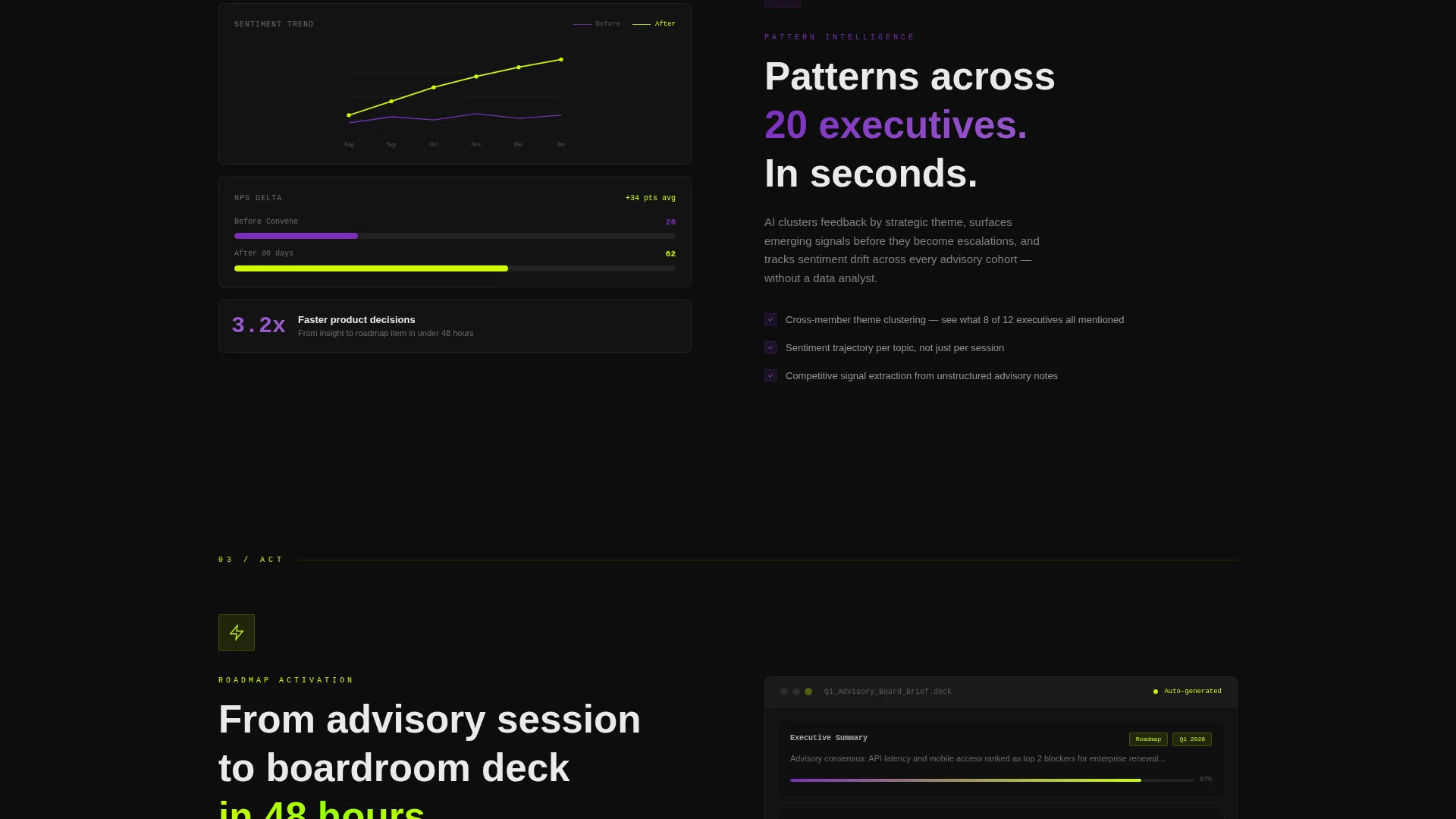 Customer Advisory Board Landing Page Template