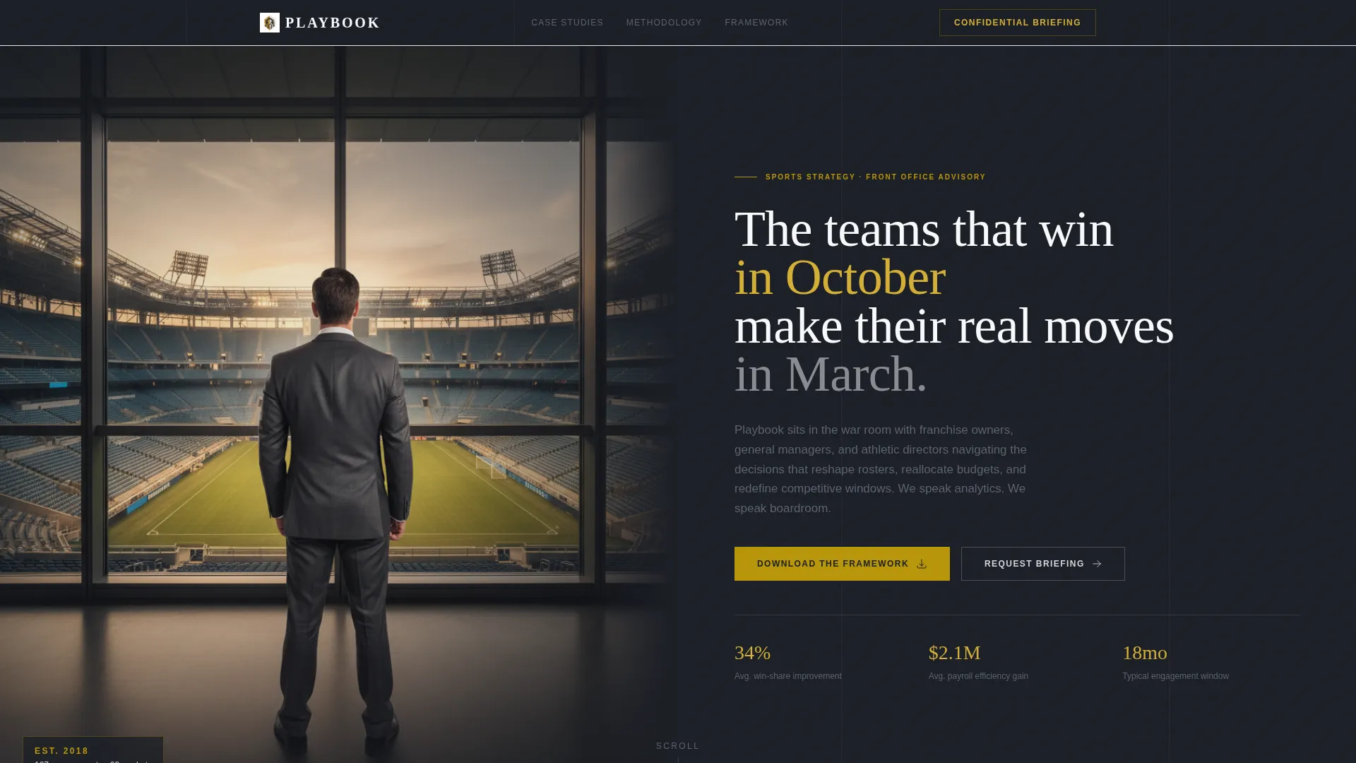 Elite Sports Consulting Landing Page Template