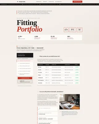 Authoritative Sprinklerfitter Landing Page Template