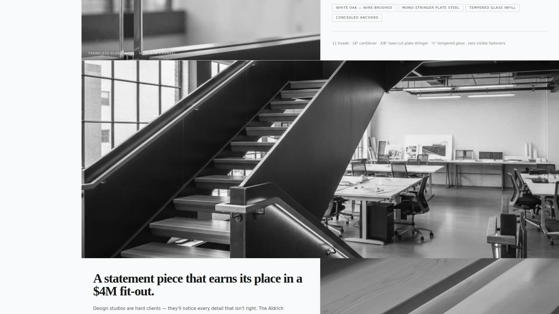 Stair Builder Business Blog Website Template