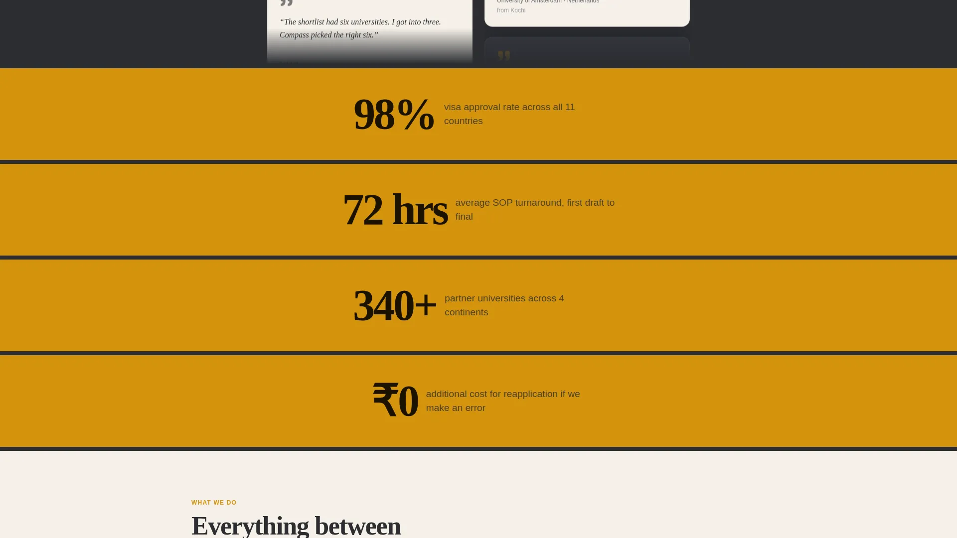 Study Abroad Consultancy Landing Page Template