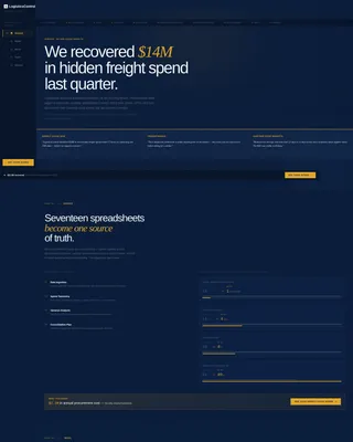 Authoritative Supplychain Landing Page Template
