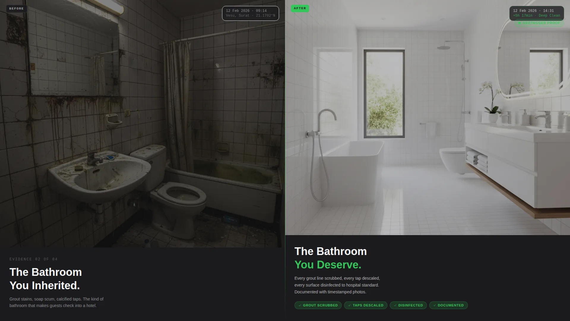Verified Cleaning | Free Website Template | Rocket