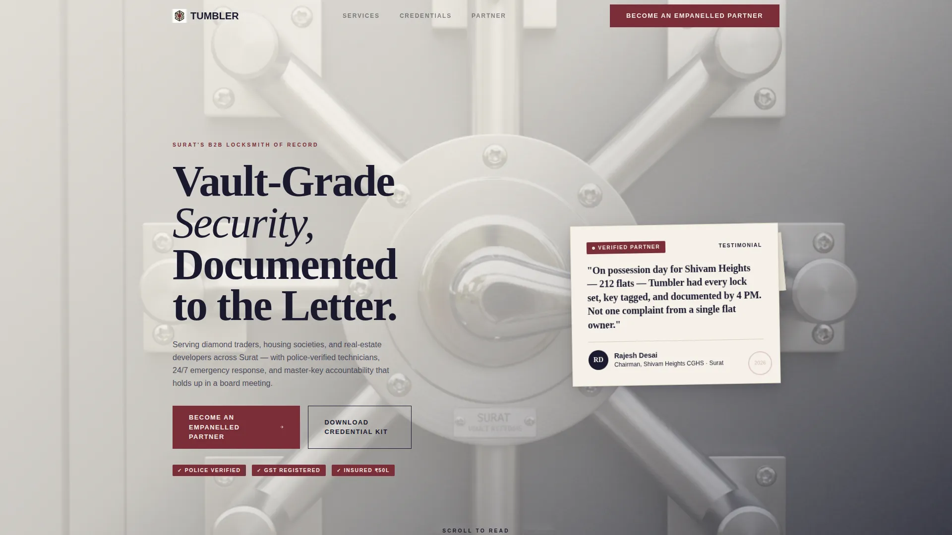 Authoritative Locksmith | Free Website Template | Rocket
